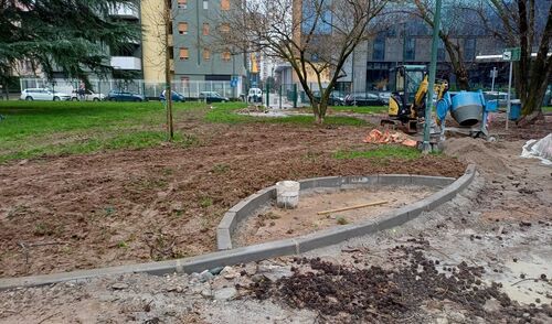 immagine di galleria 'Riqualificazione del giardino Bazzega-Corridoni Padovani'
