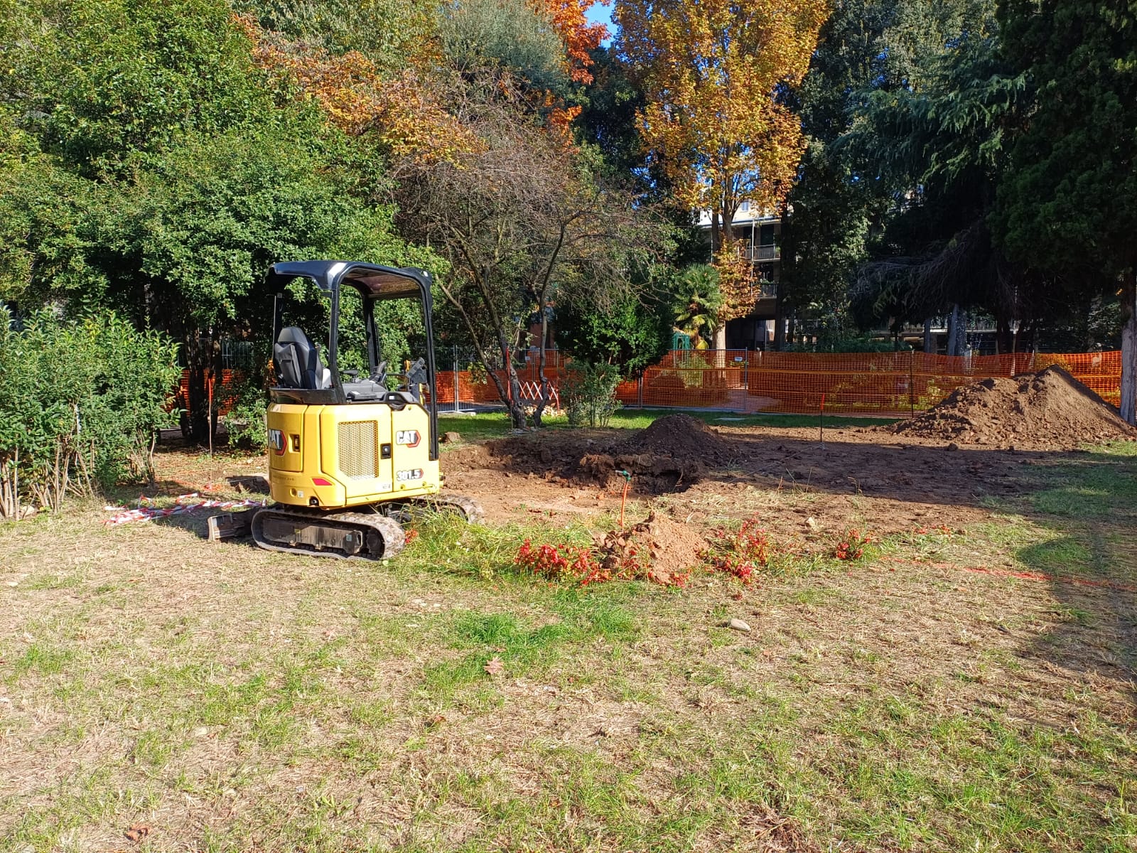 immagine di galleria 'Continua la riqualificazione del giardino di villa Mylius -seconda parte'