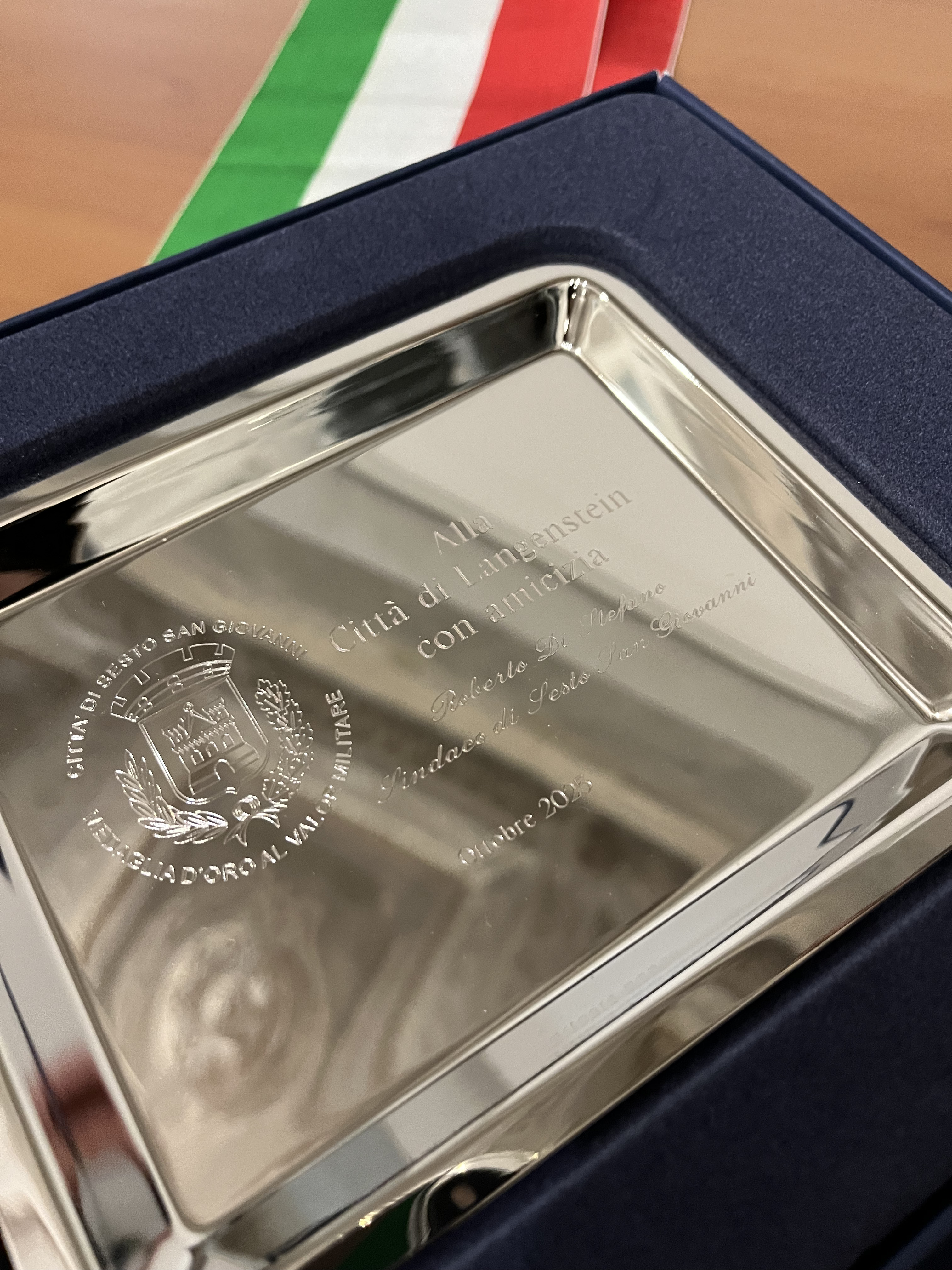 immagine di galleria 'Visita della delegazione di Langenstein'