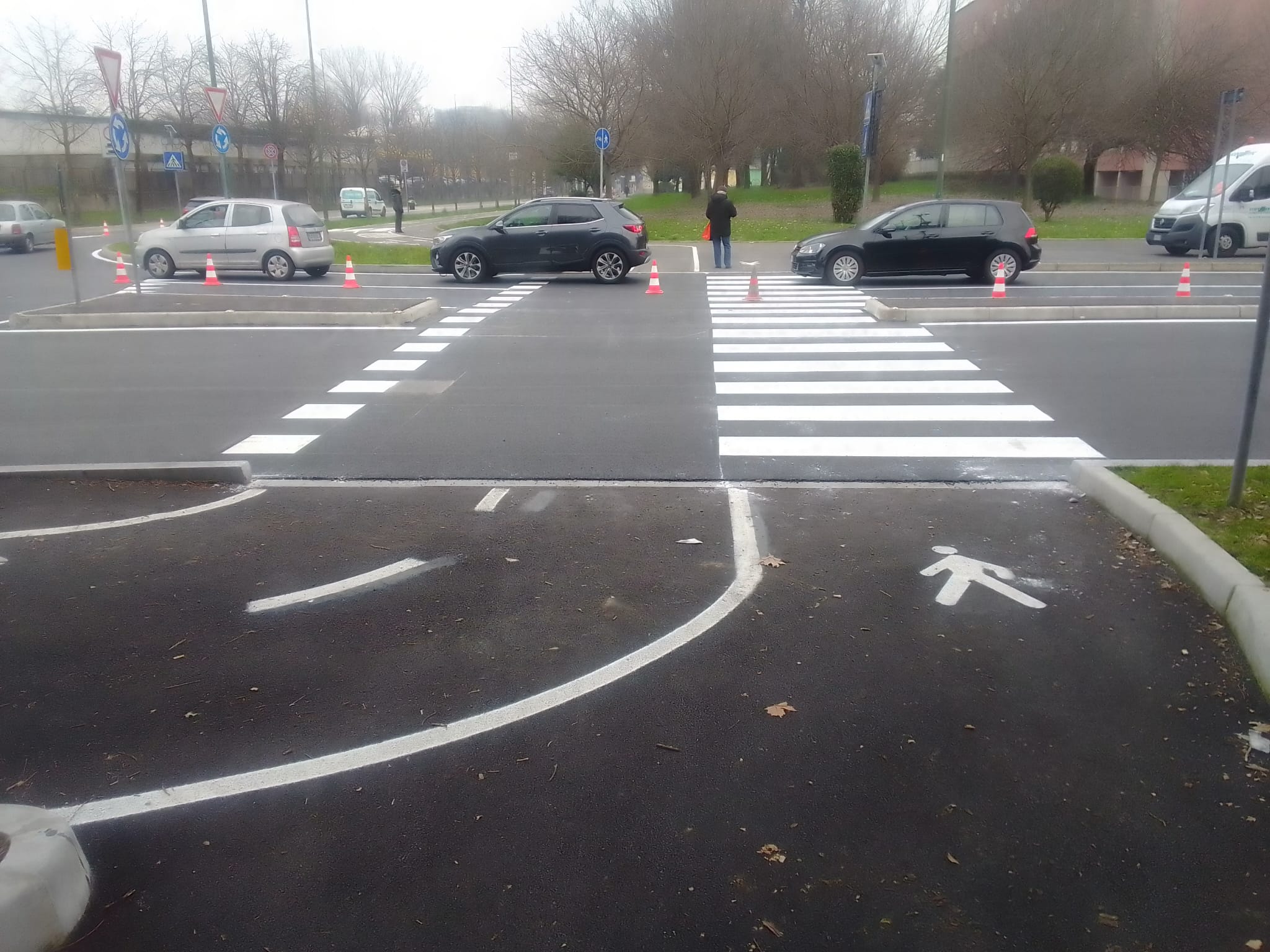 immagine di galleria 'Bicipolitana: la ciclabile di collegamento con il polo universitario di via Adamello'
