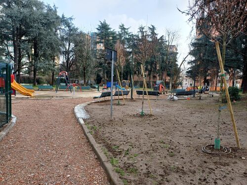 immagine di galleria 'Riqualificazione del giardino Bazzega-Corridoni Padovani'