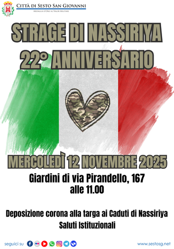 immagine di galleria 'XXII anniversario della Strage di Nassiriya'