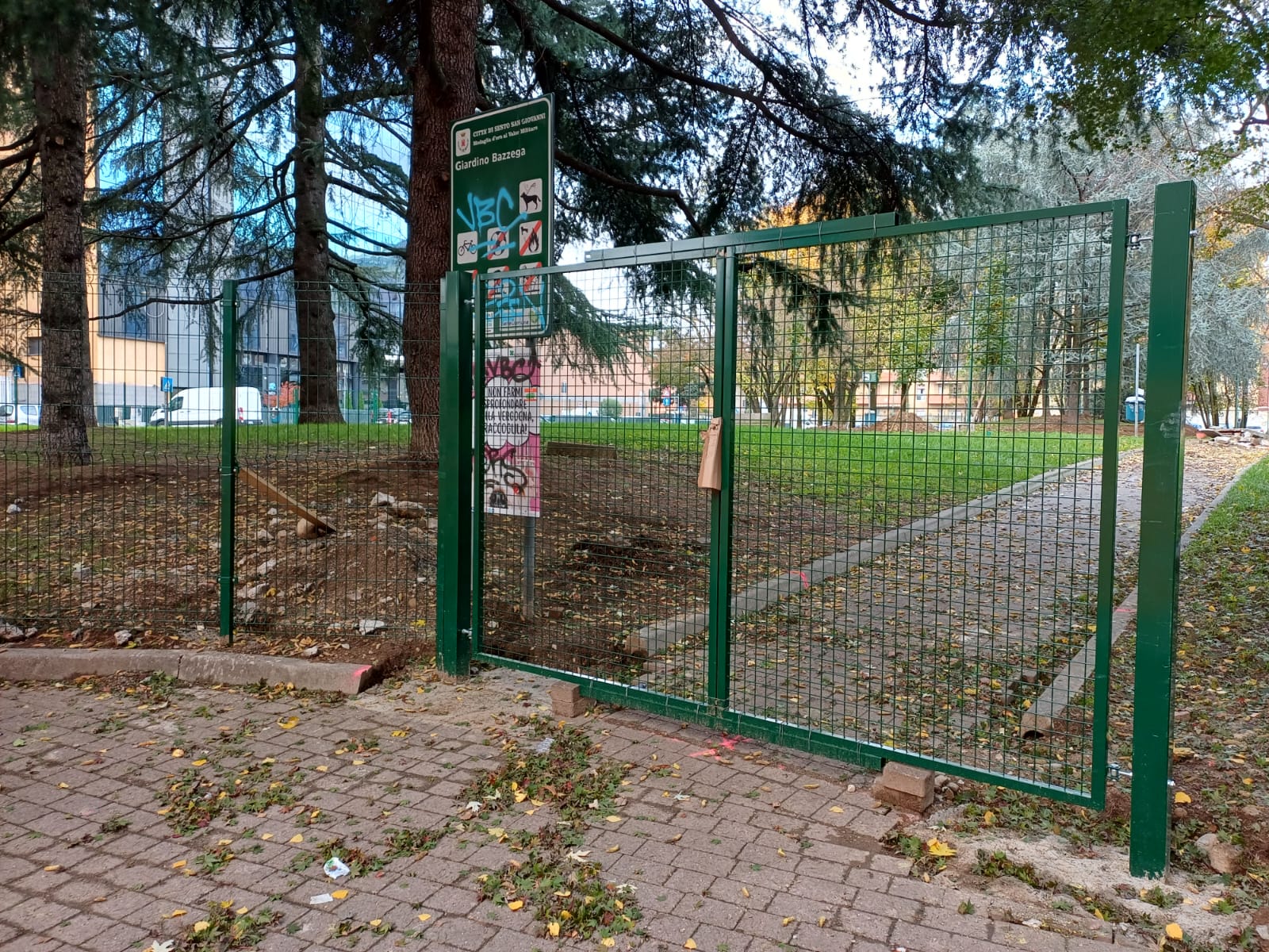 immagine di galleria 'Riqualificazione del giardino Bazzega-Corridoni Padovani'