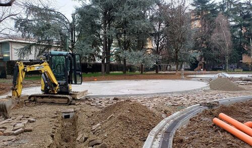 immagine di galleria 'Riqualificazione del giardino Bazzega-Corridoni Padovani'