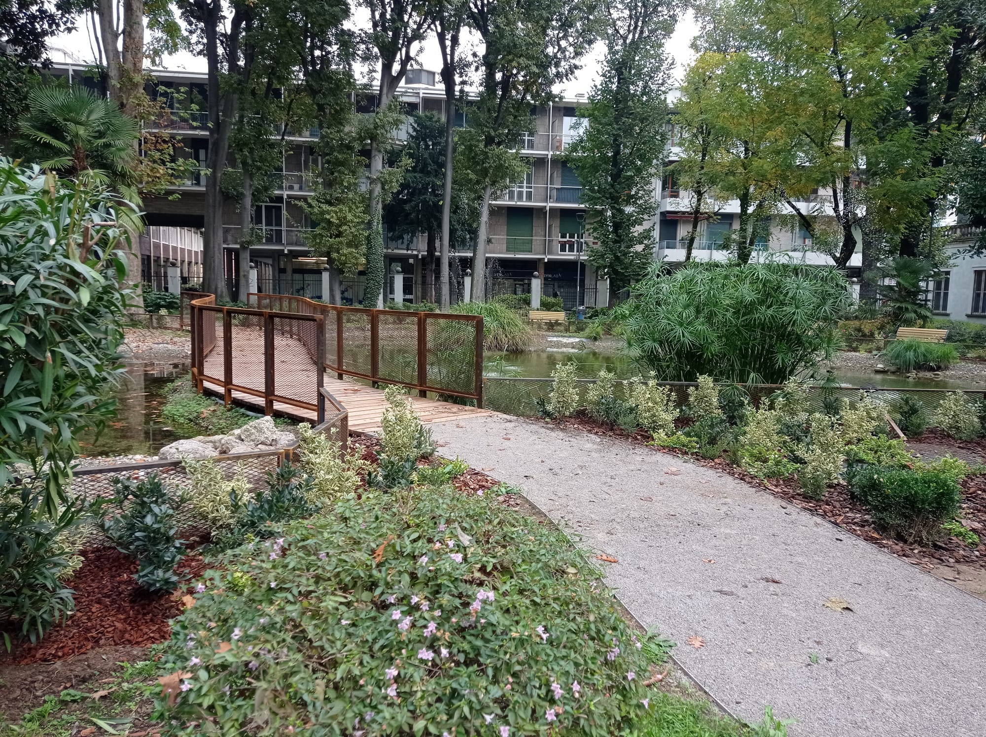 immagine di galleria 'Restyling del giardino di villa Mylius - prima parte'