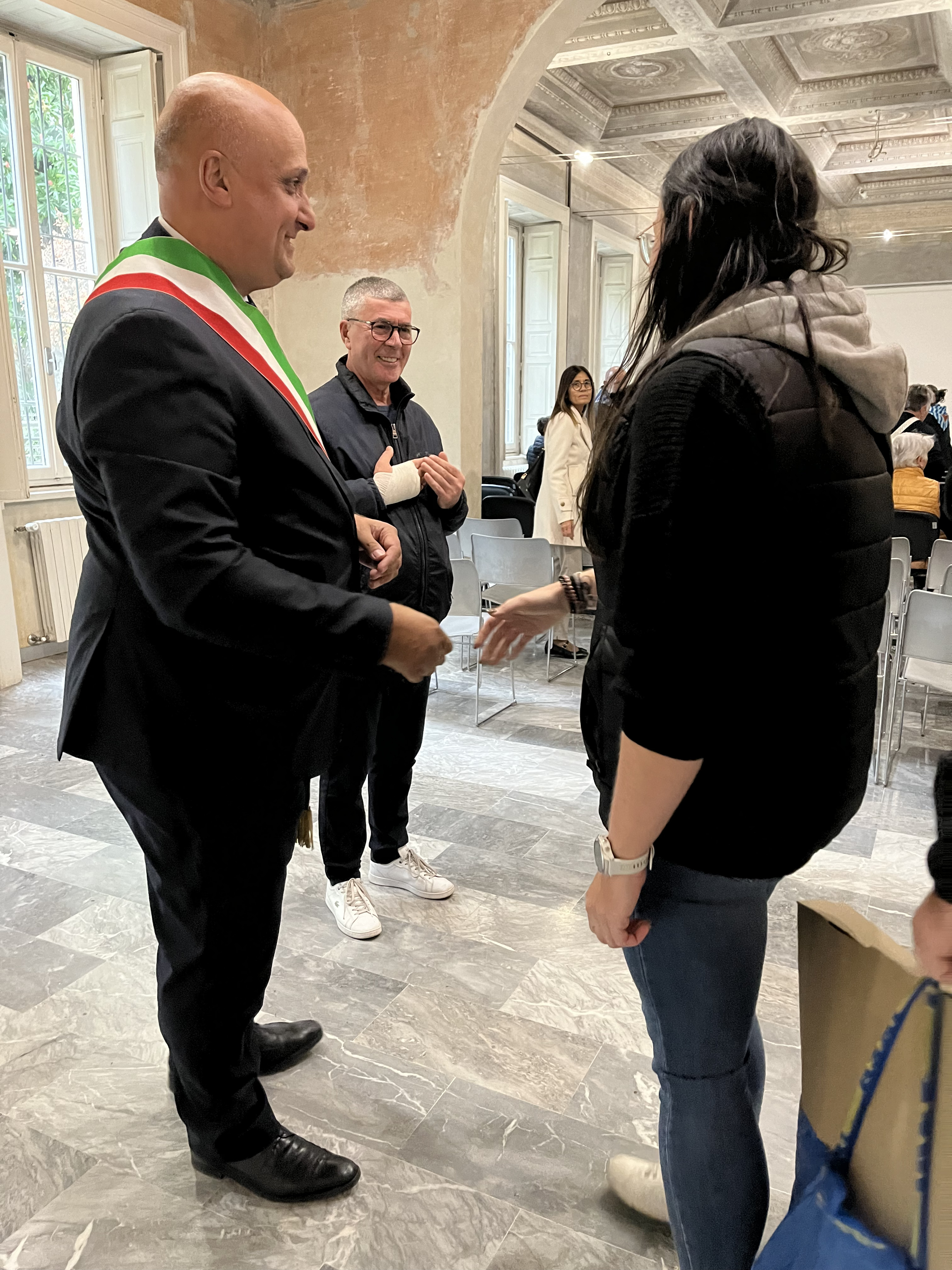 immagine di galleria 'Visita della delegazione di Langenstein'