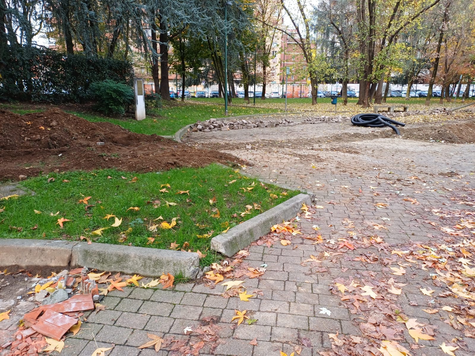 immagine di galleria 'Riqualificazione del giardino Bazzega-Corridoni Padovani'