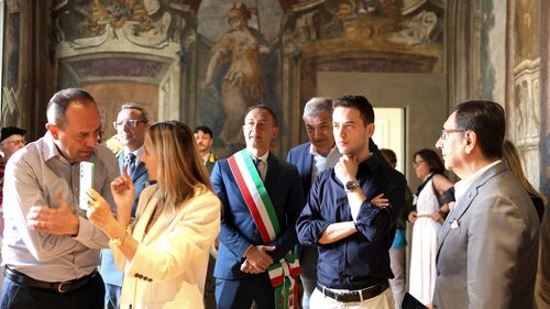 immagine di galleria 'Inaugurazione di Villa Visconti D'Aragona'