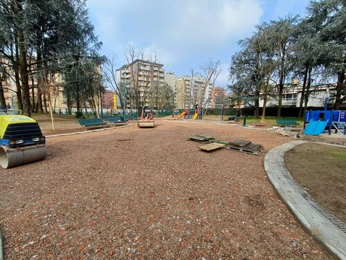 immagine di galleria 'Riqualificazione del giardino Bazzega-Corridoni Padovani'