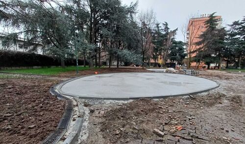 immagine di galleria 'Riqualificazione del giardino Bazzega-Corridoni Padovani'