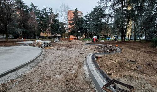 immagine di galleria 'Riqualificazione del giardino Bazzega-Corridoni Padovani'