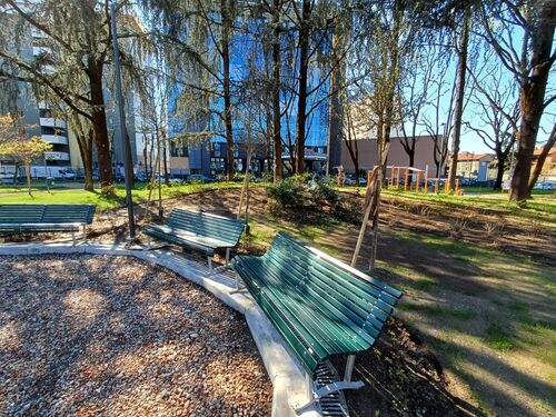 immagine di galleria 'Riqualificazione del giardino Bazzega-Corridoni Padovani'