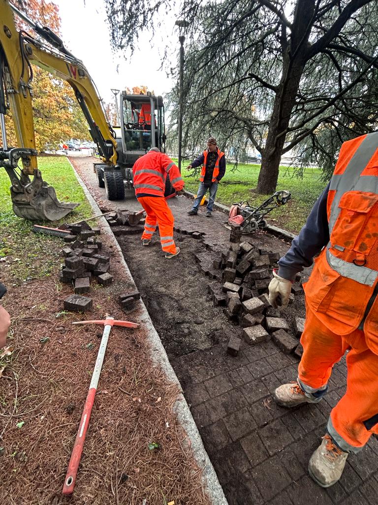 immagine di galleria 'Bicipolitana: la ciclabile di collegamento con il polo universitario di via Adamello'
