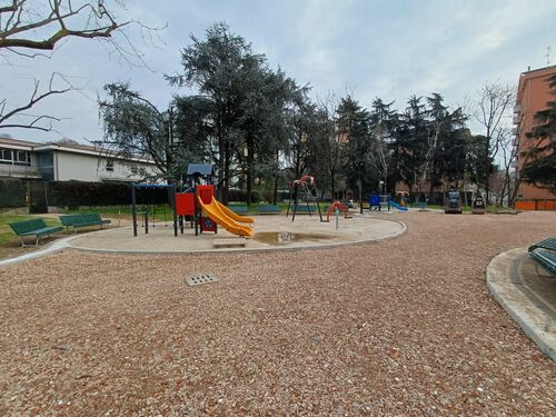 immagine di galleria 'Riqualificazione del giardino Bazzega-Corridoni Padovani'