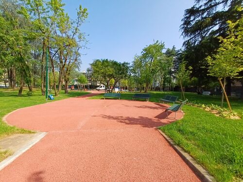immagine di galleria 'Riqualificazione del giardino Bazzega-Corridoni Padovani'