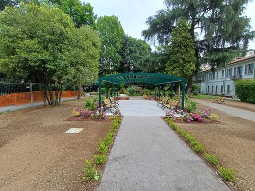 immagine di galleria 'Riqualificazione del giardino di villa Mylius - seconda parte'