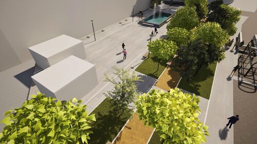 immagine di galleria 'Riqualificazione piazza IV Novembre'