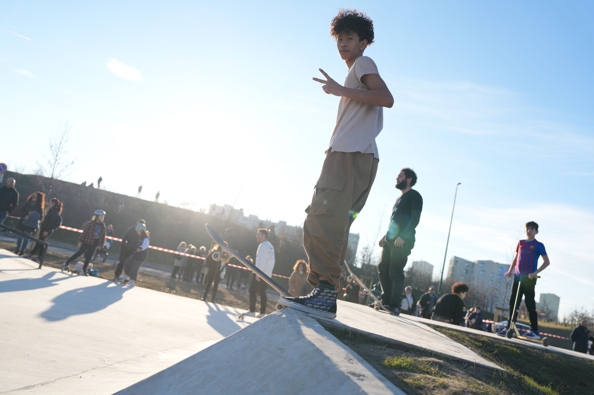 immagine di galleria 'Sixth plaza: la festa di inaugurazione dello skatepark nel Parco di Cascina Gatti'