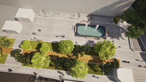 immagine di galleria 'Riqualificazione piazza IV Novembre'