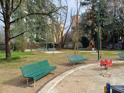 immagine di galleria 'Riqualificazione del giardino Bazzega-Corridoni Padovani'