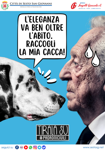 immagine di galleria 'Hai un cane? Devi raccogliere la sua cacca'