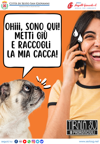 immagine di galleria 'Hai un cane? Devi raccogliere la sua cacca'