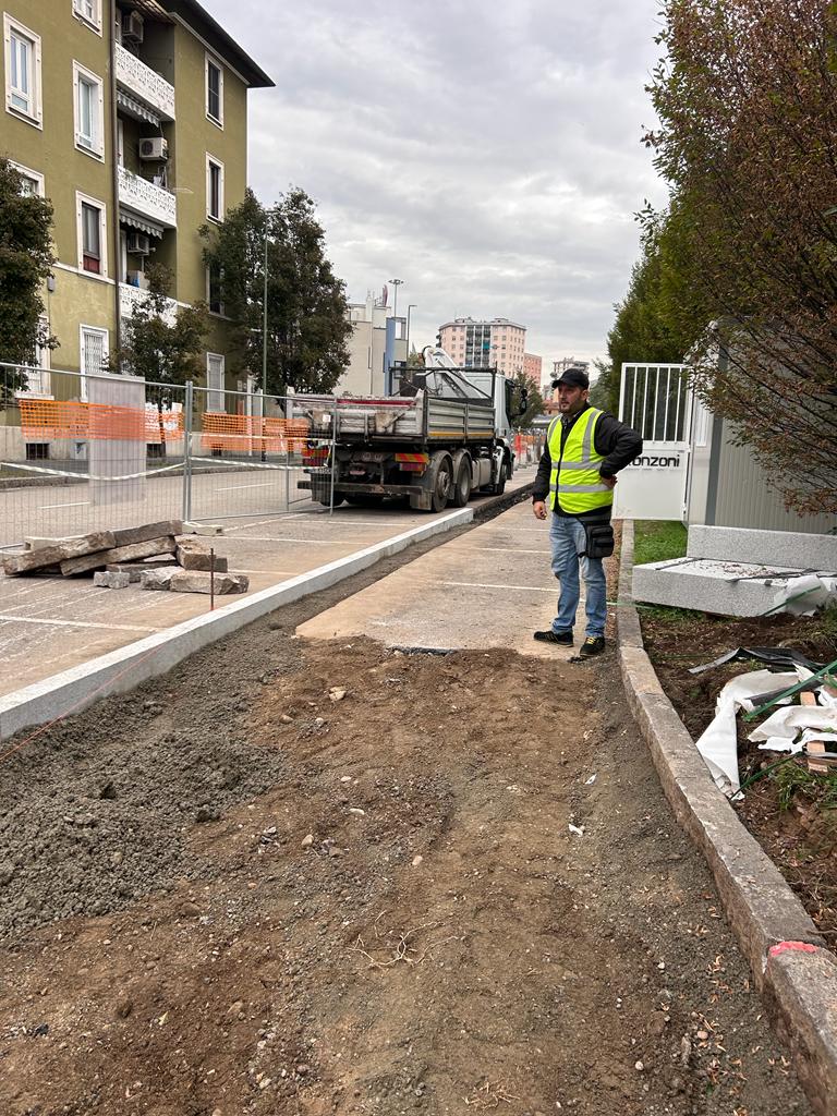 immagine di galleria 'Bicipolitana: la ciclabile di collegamento con il polo universitario di via Adamello'