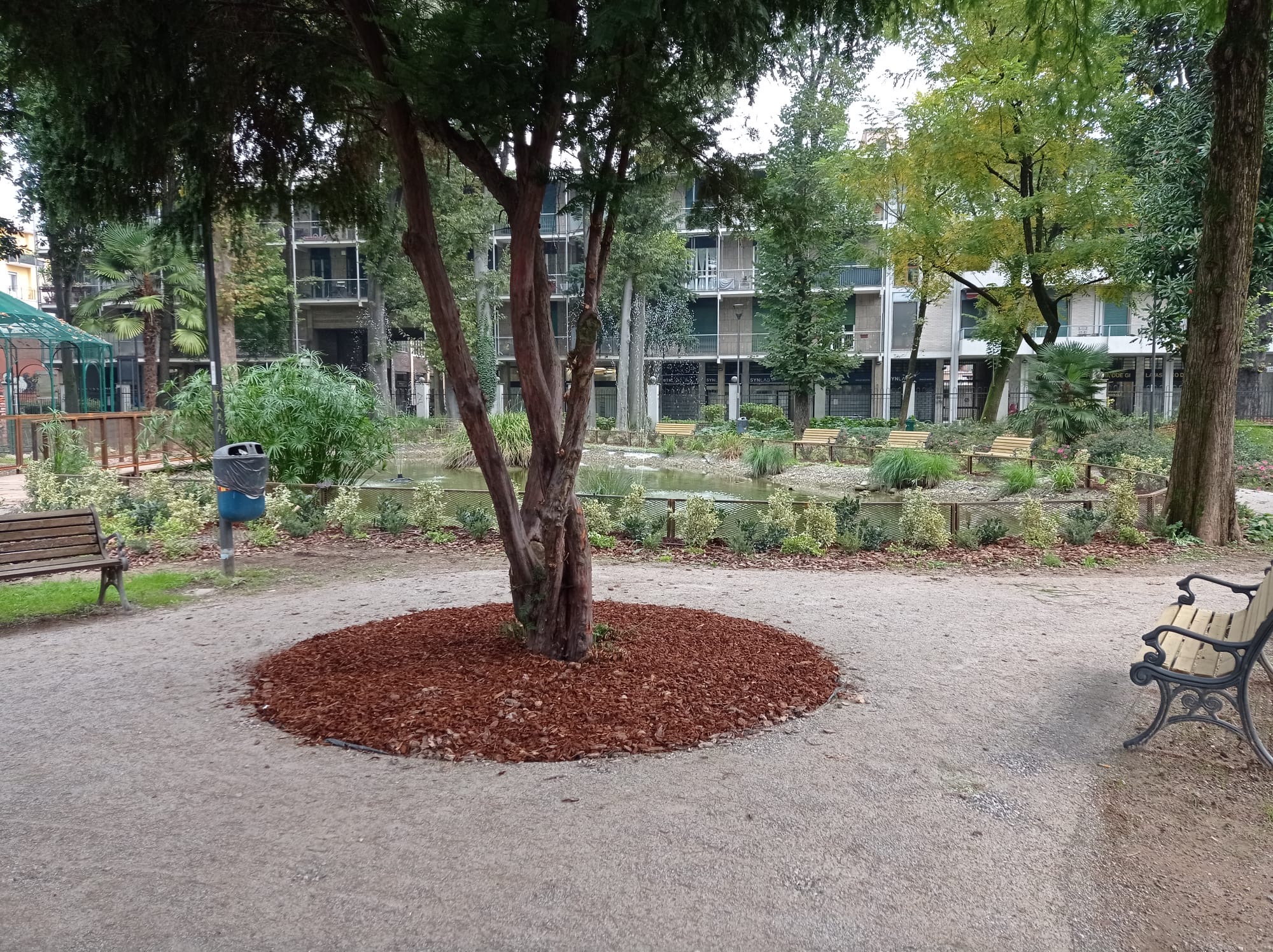 immagine di galleria 'Restyling del giardino di villa Mylius - prima parte'