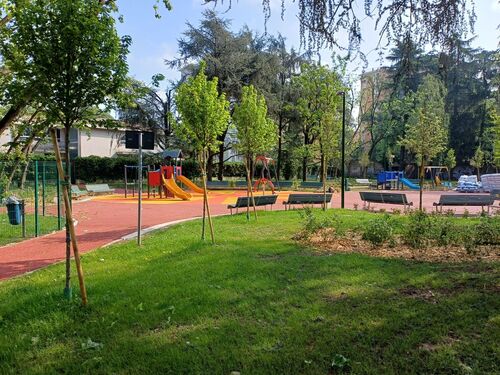 immagine di galleria 'Riqualificazione del giardino Bazzega-Corridoni Padovani'