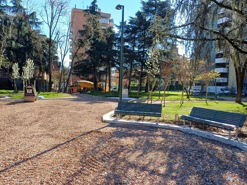 immagine di galleria 'Riqualificazione del giardino Bazzega-Corridoni Padovani'