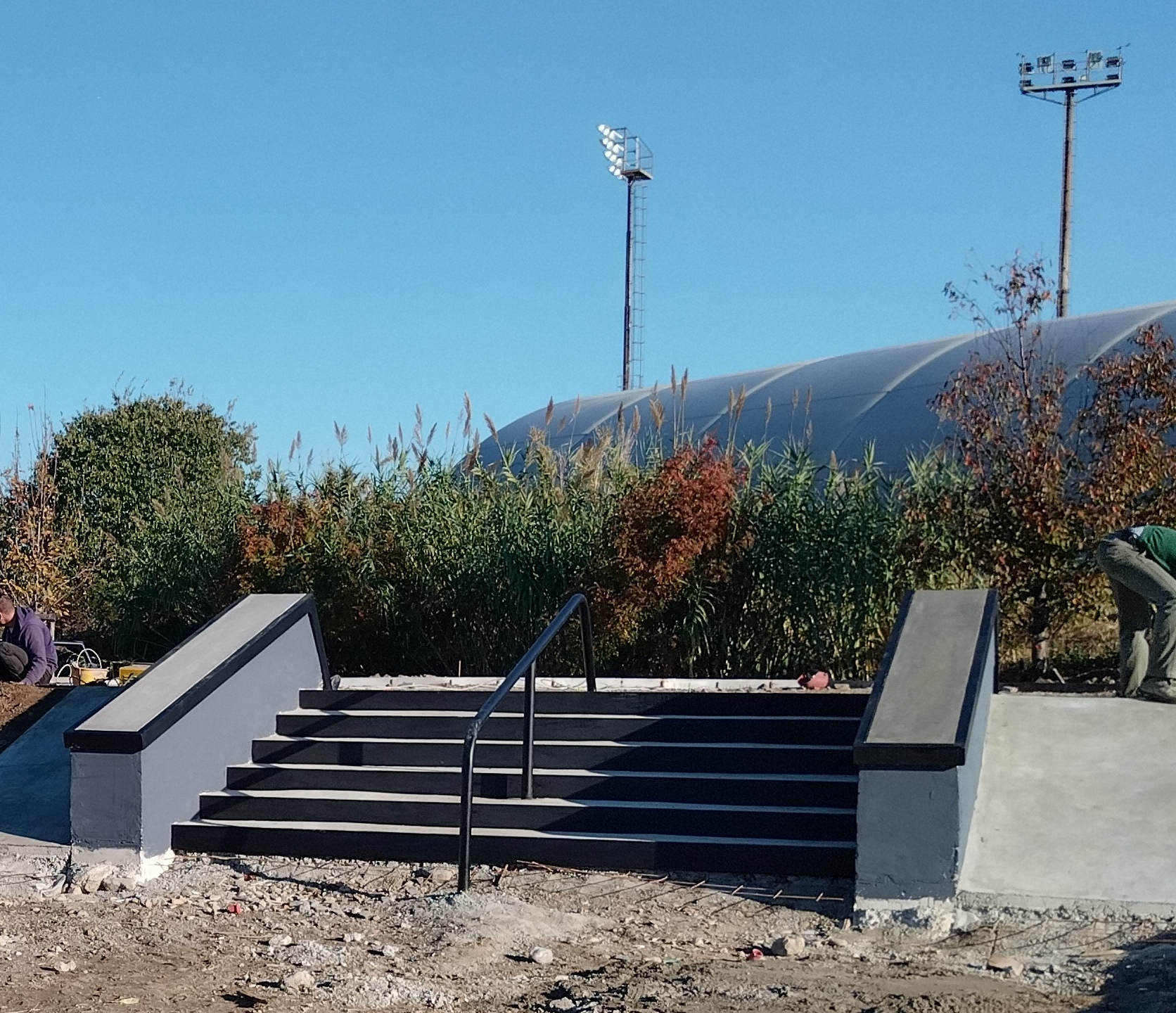 immagine di galleria 'Sixth plaza: le foto del cantiere dello skatepark nel Parco di Cascina Gatti'