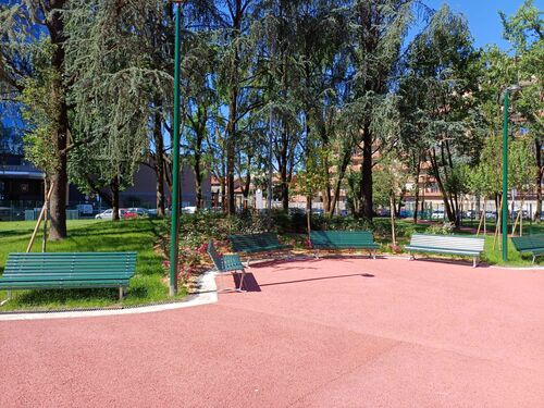 immagine di galleria 'Riqualificazione del giardino Bazzega'