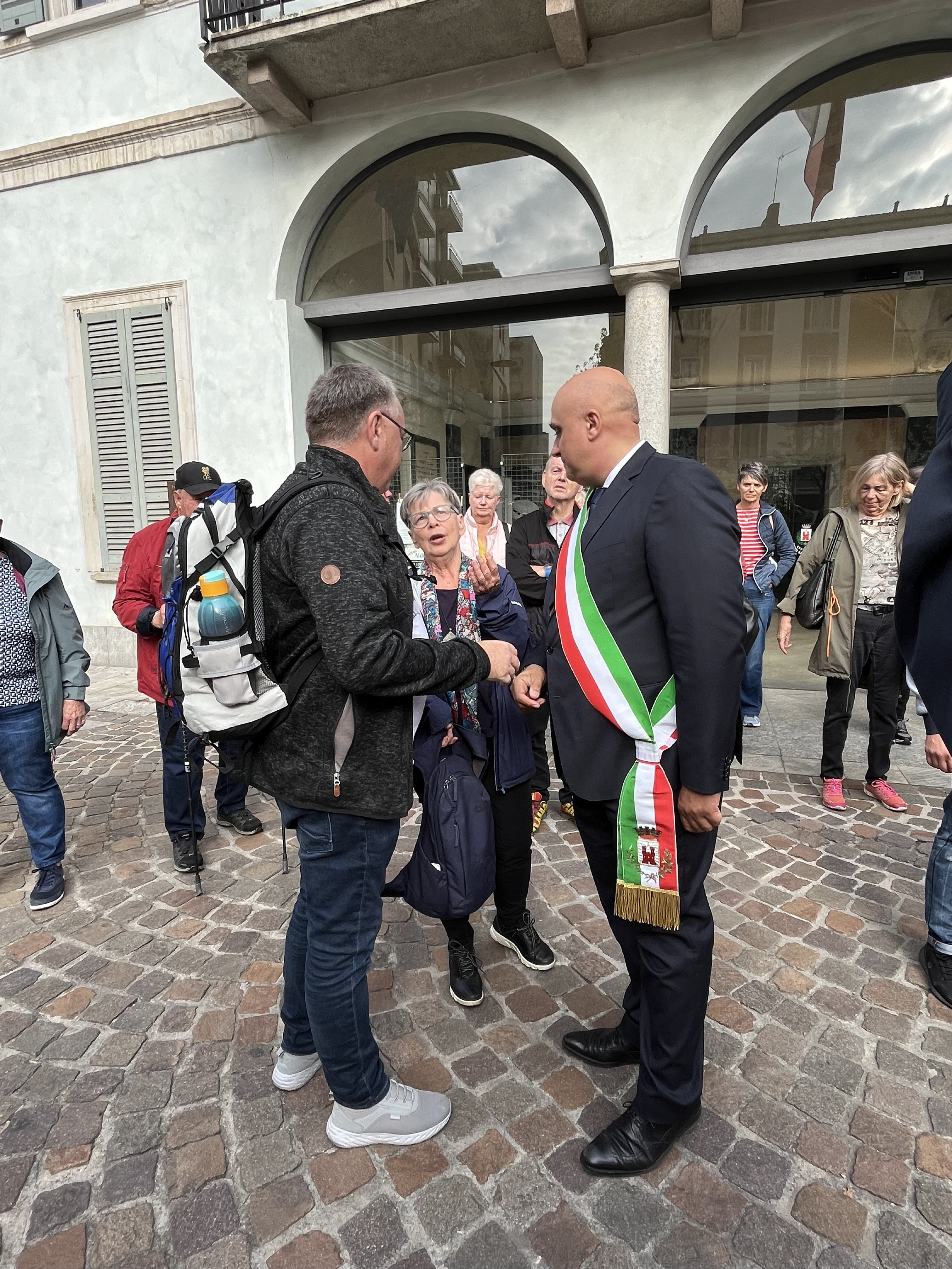 immagine di galleria 'Visita della delegazione di Langenstein'
