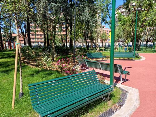 immagine di galleria 'Riqualificazione del giardino Bazzega'