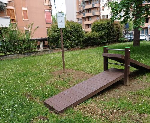 immagine di galleria 'Lavori di riqualificazione al Giardino Spazio Arte – Sandro Pertini'