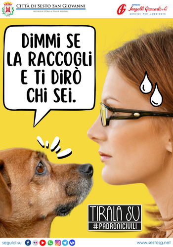 immagine di galleria 'Hai un cane? Devi raccogliere la sua cacca'
