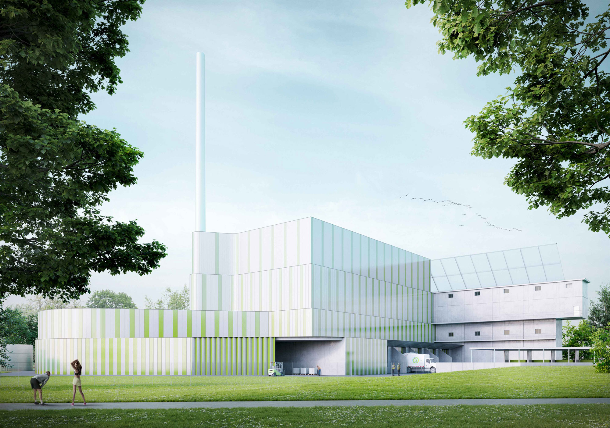 immagine di galleria 'Dal vecchio inceneritore alla nuova Biopiattaforma green'