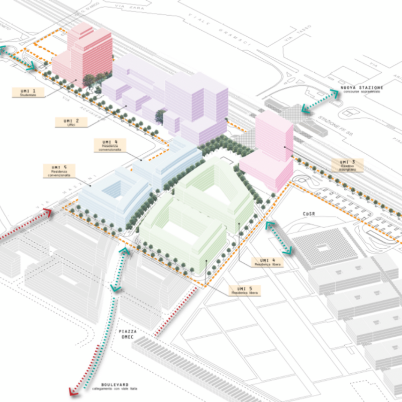 Ingrandisci immagine - piantina studentato
