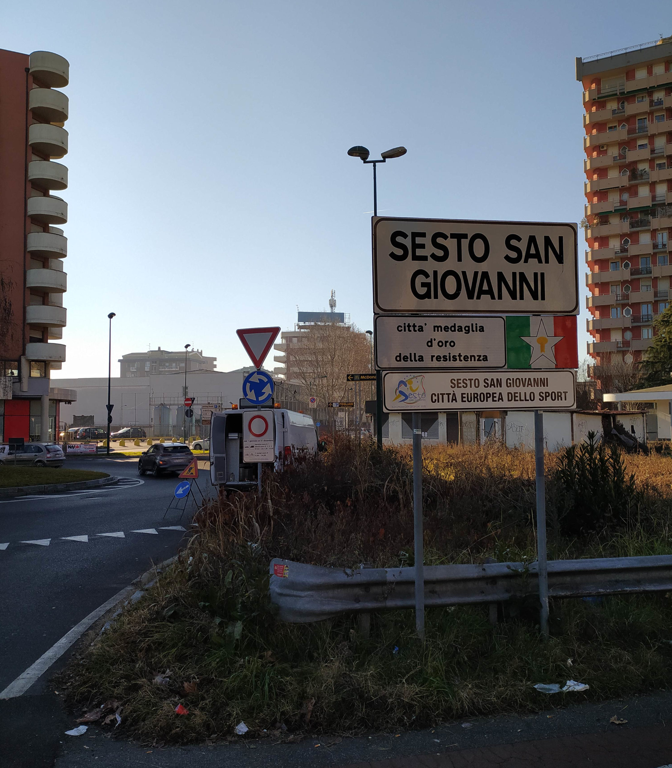 cartello Citt&agrave; Europea dello Sport 2022