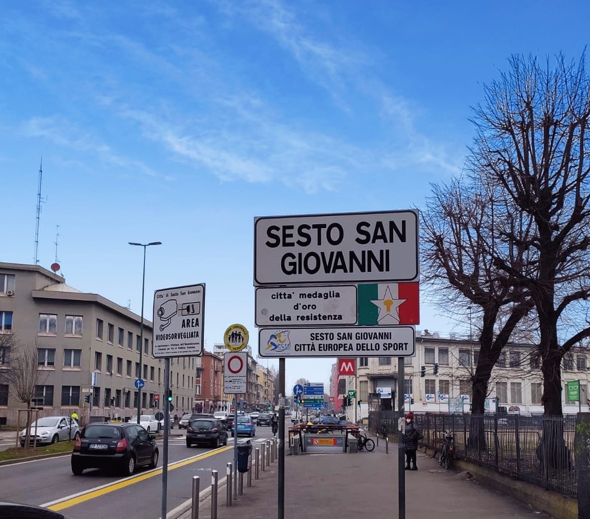 cartello Citt&agrave; Europea dello Sport 2022