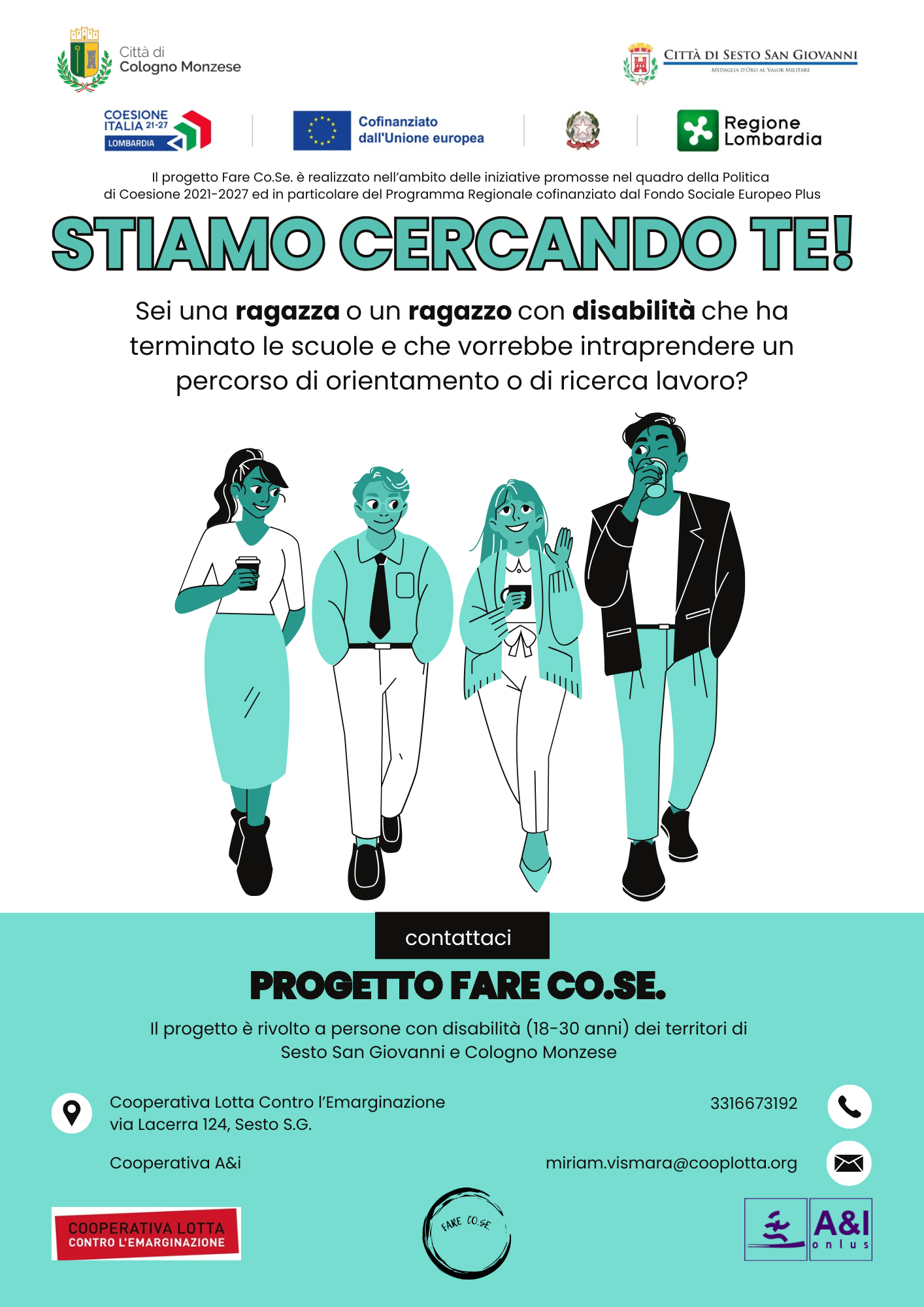 locandina progetto Fare Co.SE